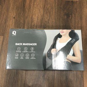 QTQ Productions Back Massager Bi Directional Heating Shiatsu Neck Back